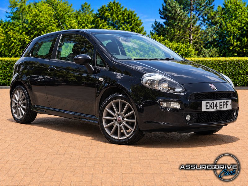 2014 Fiat Punto 1.4 Jet Black II Hatchback 3dr Petrol Euro 6 s/s 77 bhp